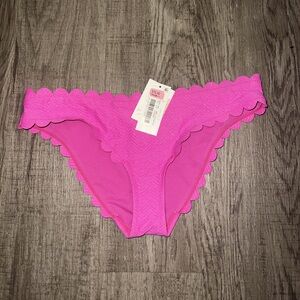 Jessica Simpson Under the Sea Scalloped Edge Hipster Swim Bottom